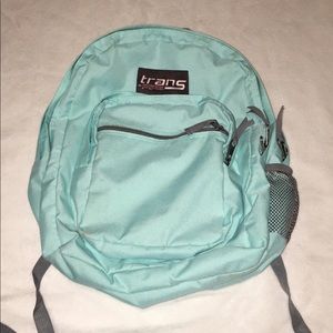 Trans by Jansport teal & grey backpack